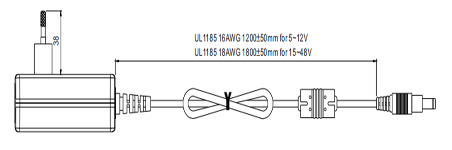 MEANWELL Power Supply -GST18E-