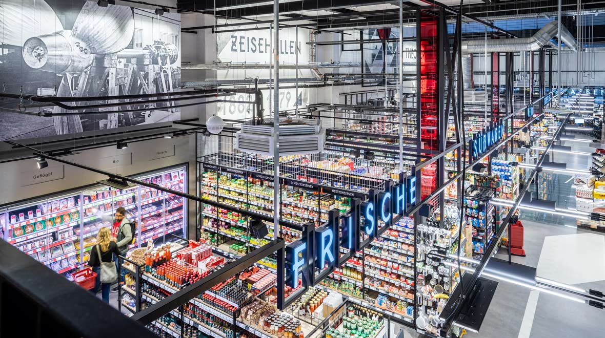 Supermarket Lighting Design | Are those lights on the shelf the right way?-