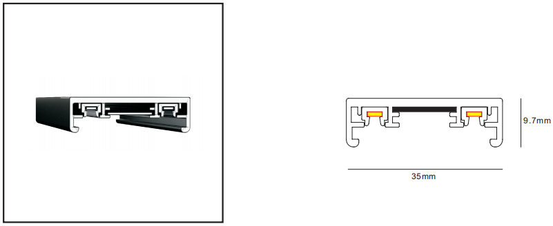 LED Track Light with Survace Mounted-