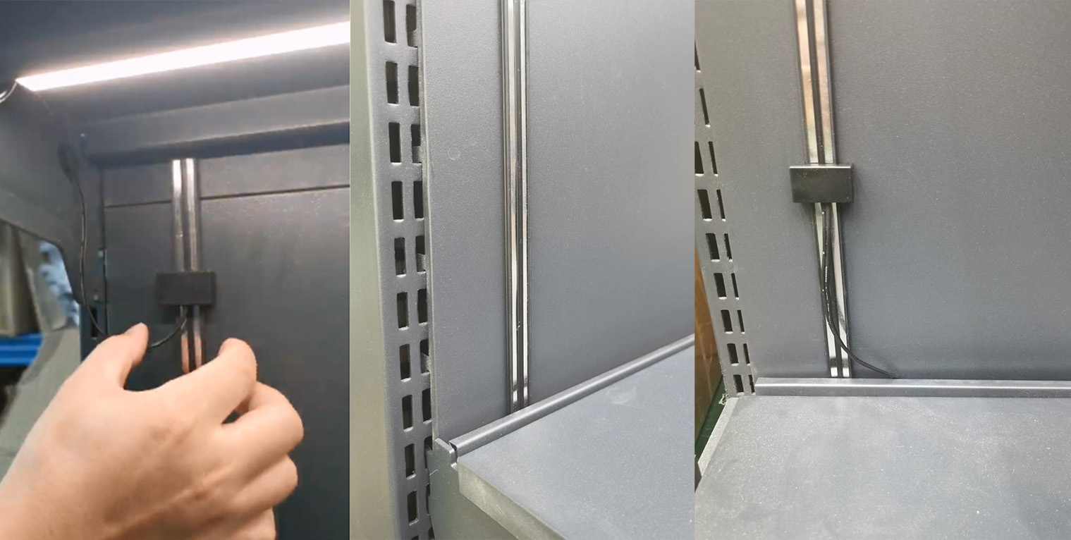 Super-Thin Magnetic Power Track System-